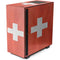 Switzerland Flag Distressed NZXT H510 Compact ATX Mid-Tower Case Skin